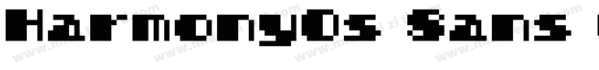 HarmonyOs Sans C 粗体(TrueType) (Wes字体转换